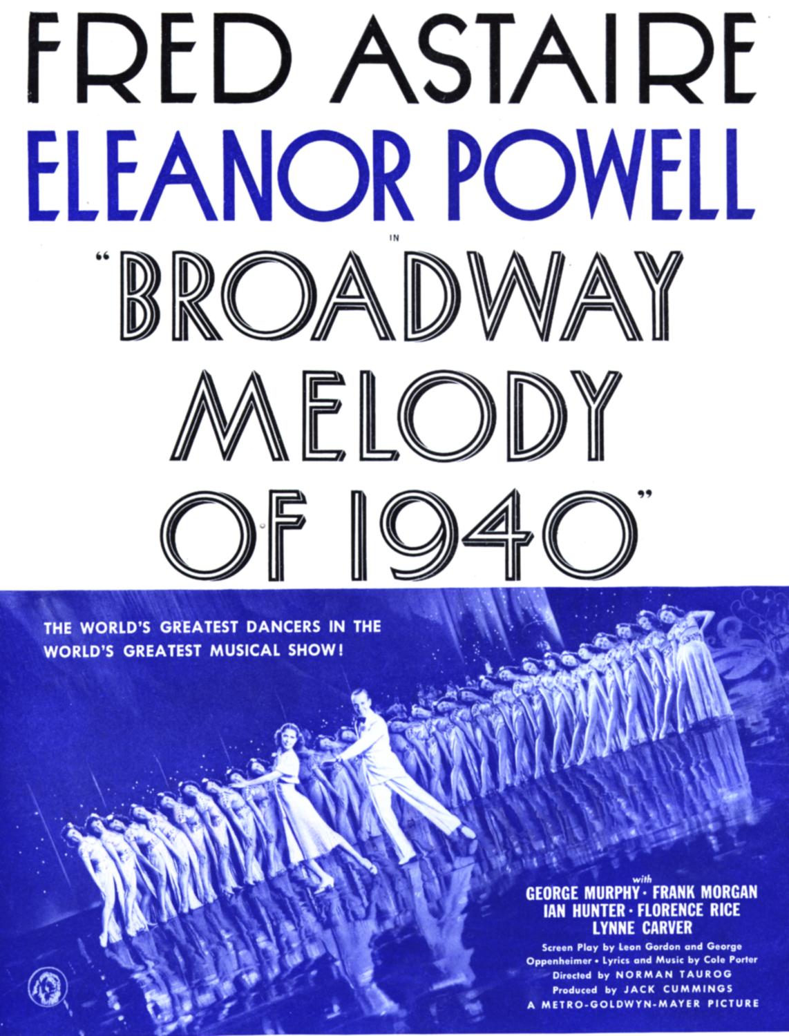 Broadway Melody of 1940 poster