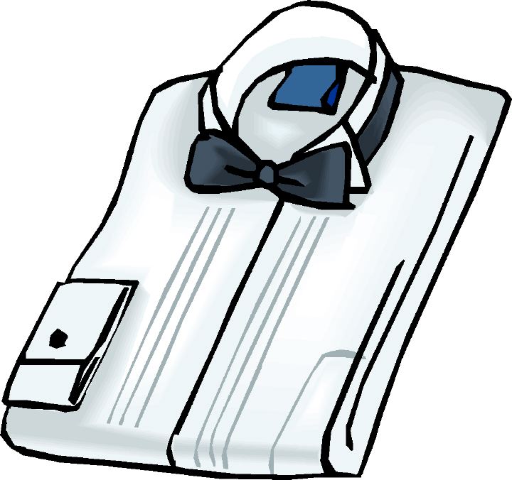 Formal shirt and tie